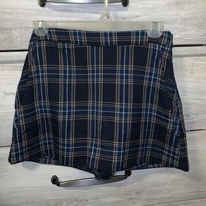 Plaid Skort